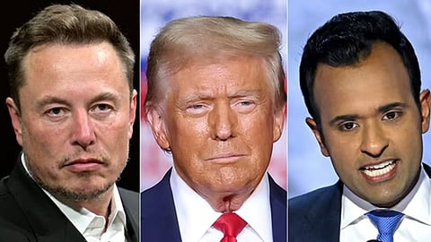 Elon Musk, Vivek Ramaswamy to lead Department of Government Efficiency: Trump 