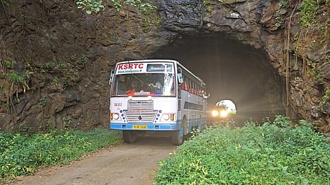 idamalayar Pongan Chuvadu KSRTC bus trial run