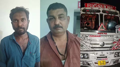 Thrissur nattika vehicle accident; Driver and cleaner arrested