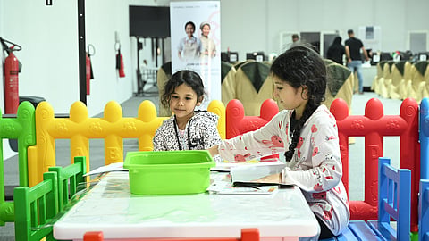 Dubai Immigration has prepared a special playground for children at Al Aweer amnesty center