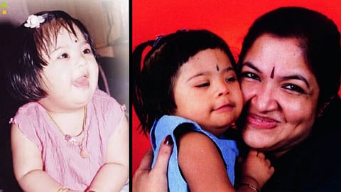 ks chithra daughter nandana birth anniversary