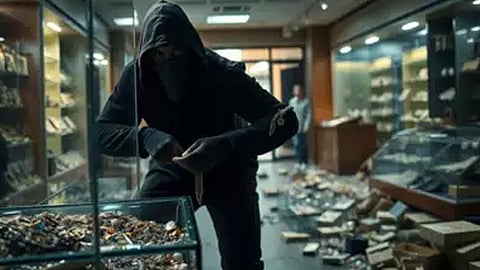 gold worth Rs 5.79 crore Massive jewellery robbery in Mumbai Thane 
