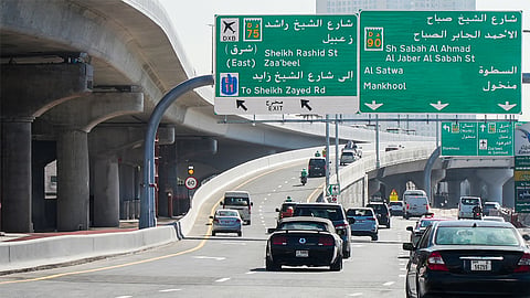two line  over bridge opens Sheikh rashid road 