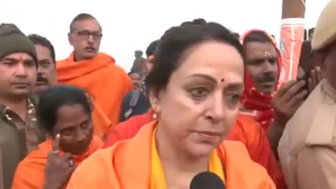 Hema Malini at Kumbh Mela