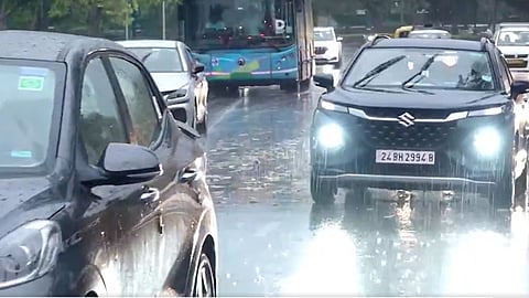 Delhi records seasons highest temperature despite rain