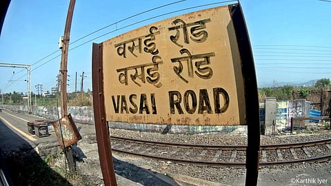 
Rail route coming from Vasai to Panvel