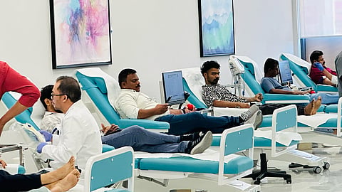 orma holds blood donation camp