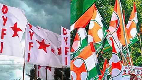 youth congress and dyfi protest over naming skill centre after rss founder  