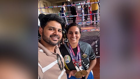 doctor anu bags 2 gold medal in national kickboxing championship
