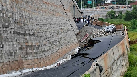 National Highway 66 collapse incident; National Highways Authority takes action against the contracting company