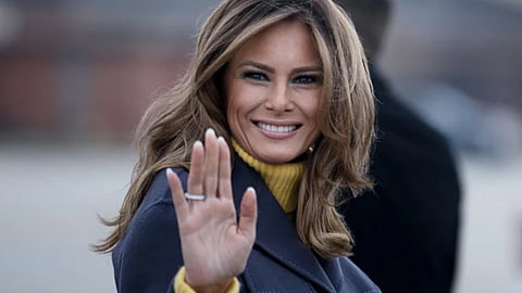 Melania with AI audio book