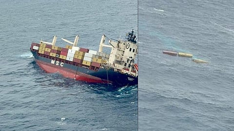 containers with high density diesel floating in arabian sea threat alert to kerala coast 