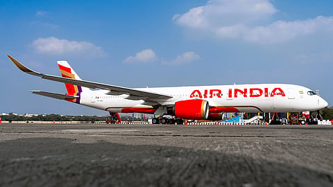 air india flight engine malfunction kolkata