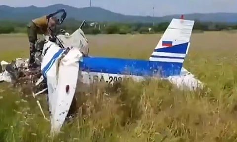 Four dead in Moscow training plane crash