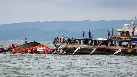 ferry sinks in indonesia's bali