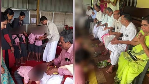 kerala school kids pada pooja controversy