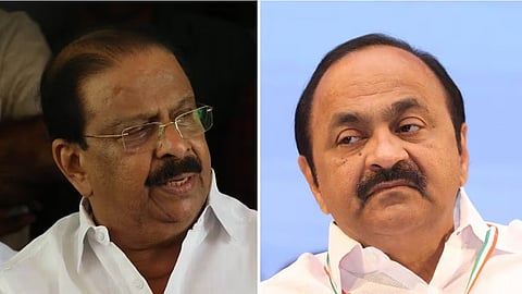 k sudhakaran on v d satheeshan flight travel