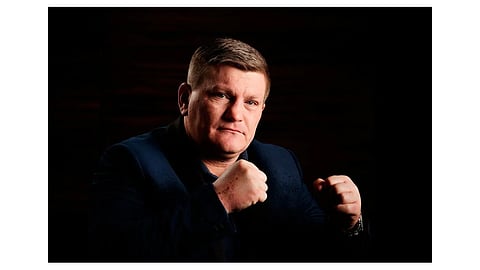 British boxing legend Ricky Hatton 