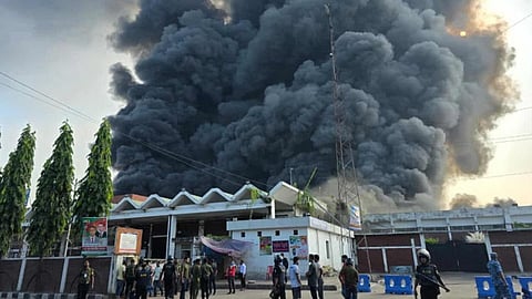 Fire breaks out at Dhaka international airport, flight operations suspended  