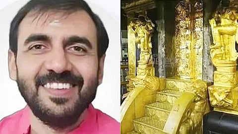Unnikrishnan Potty receives welcome at Ayyappa temple