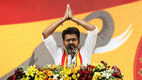 tvk chief vijay approaches election commission