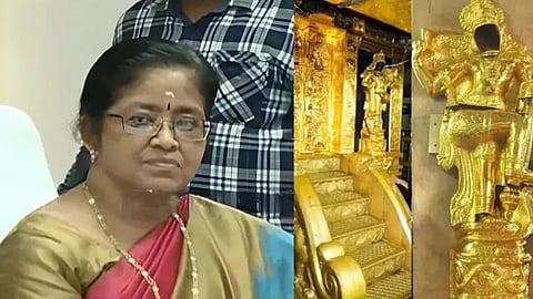 s. jayashree filed new affidavit in court in sabarimala gold theft case