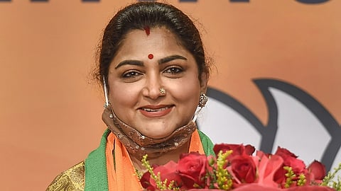 khushboo sundar criticism against ldf government