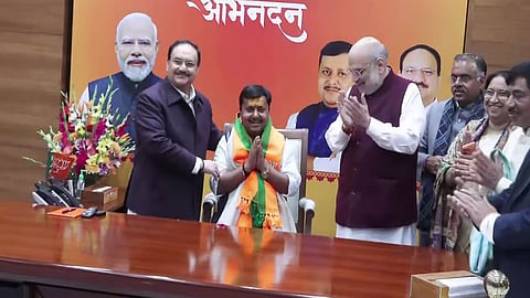 nithin charge to president of bjp national working  committee