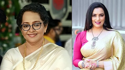 actress mallika sukumaran reacting to the resignation in amma