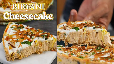Cheese cake Or Biryani?  Fusion Dish Has Social Media Talking
