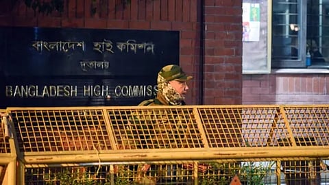 india rejects protest outside bangladesh high commission in new delhi