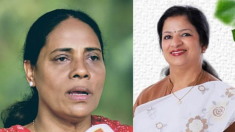 thrissur mayor election, lali james against congress