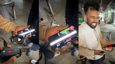 uses mouse to run iPhone with broken screen in viral video