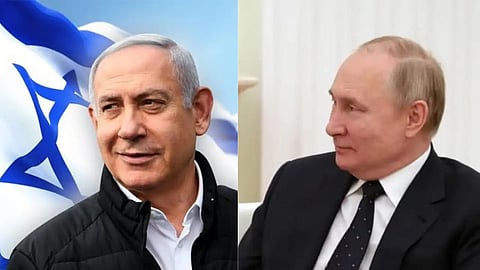  Middle East crisis:
Putin and Netanyahu hold talks