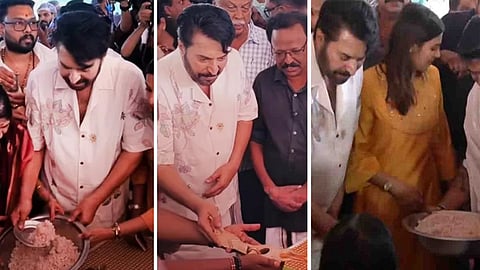 mammootty inaugurated ernakulathappan temple prasada oottu