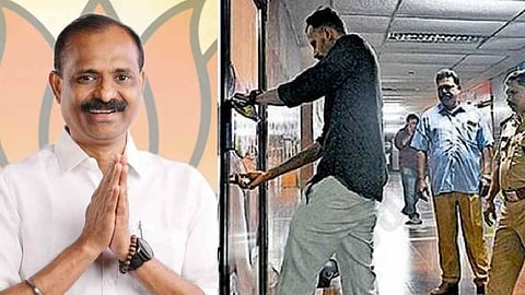  rift in bjp on spa closed in thiruvananthapuram