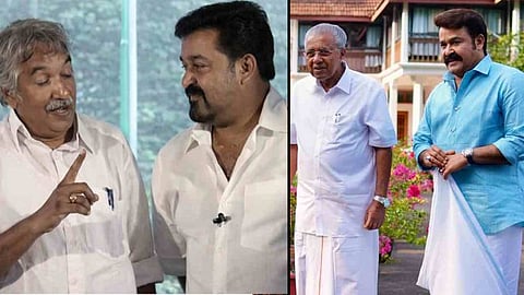 mohanlal oommen chandy interview  also viral after mohanlal pinarayi interview teaser release 