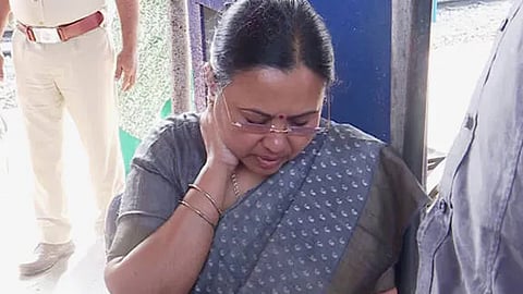 veena george ksu attack kannur cctv controversy