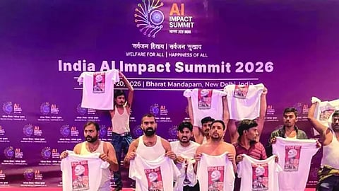AI Summit Protest delhi police filed charge sheet