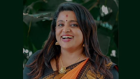 Actress Veena nair  twenty 20 candidate from ettumanoor 