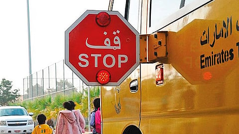 Abu Dhabi Police says 1000 dirham fine for ignoring 'stop' signal