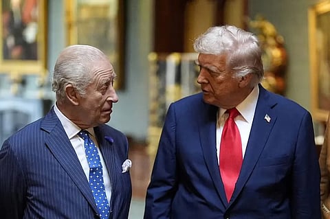  King Charles inquires about Trump's well-being