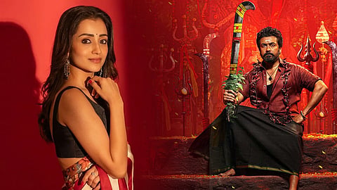 trisha's post against suriya movie karuppu