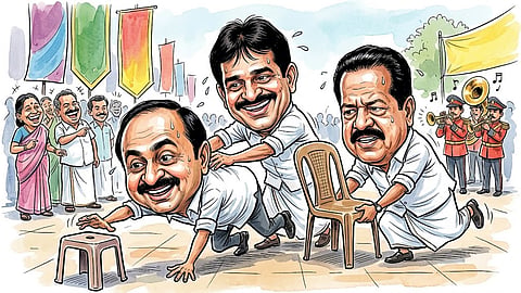 Congress is in a tizzy; Meeting with MLAs