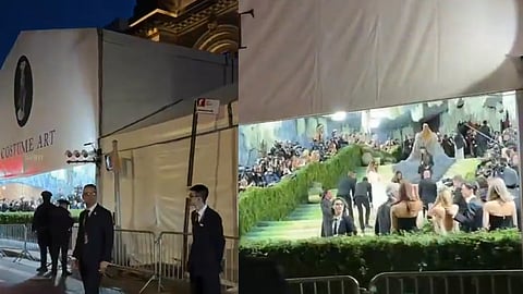 met gala venue video viral