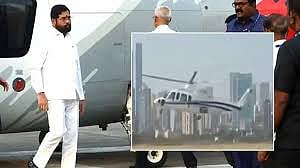 Shinde's helicopter gets stuck in thunderstorms and winds