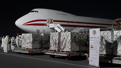 UAE's Humaid air bridge for Gaza