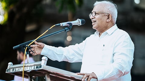 P Jayarajan Kodungallur temple visit