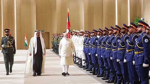 During Modi's visit, the two countries signed a framework for strategic defense partnership.