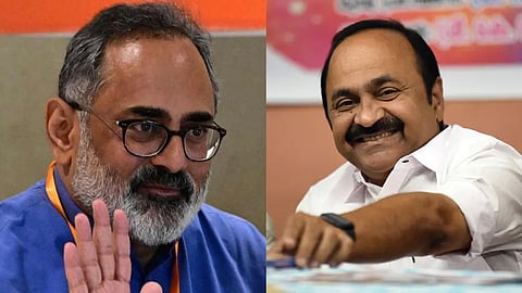 bjp attend vd satheesan's oath taking ceremony